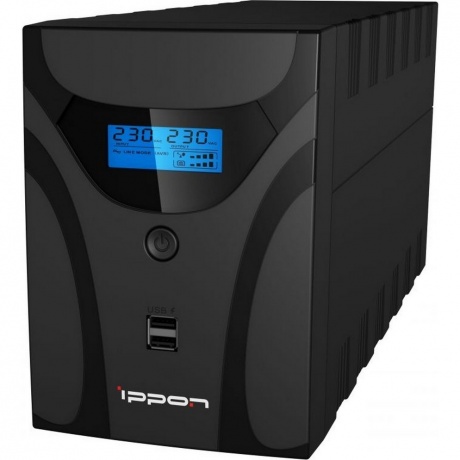 ИБП Ippon Smart Power Pro II 2200 черный - фото 3