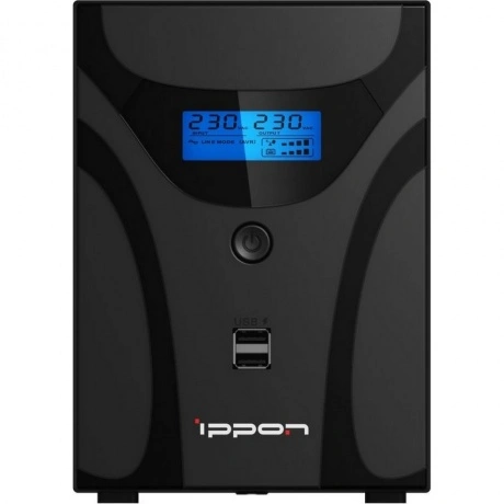 ИБП Ippon Smart Power Pro II Euro 1600 черный