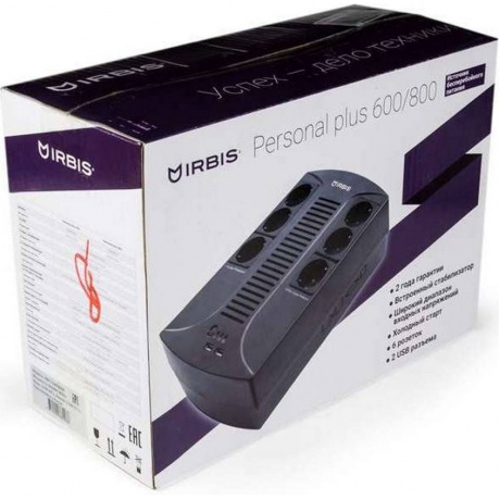 ИБП Irbis UPS Personal plus (ISBR600E) - фото 3