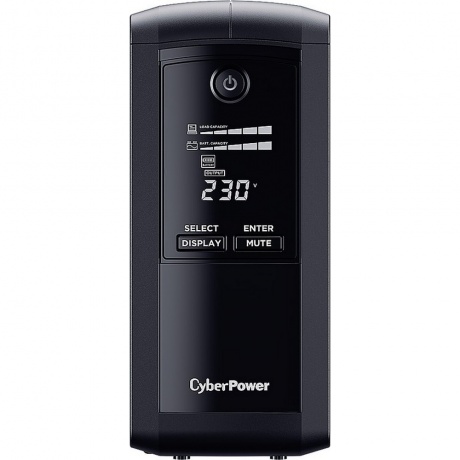 Источник бесперебойного питания CyberPower Tower 1000VA 550W VP1000EILCD - фото 2