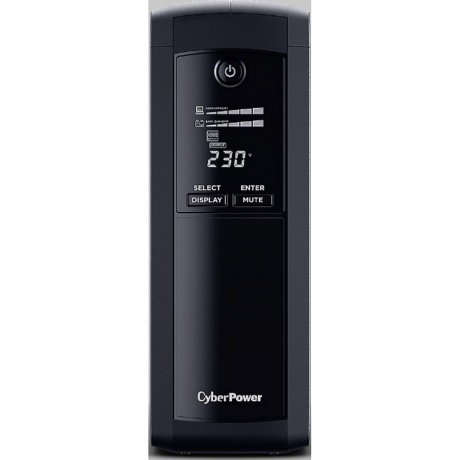 Источник бесперебойного питания CyberPower Tower 1600VA 720W VP1200ELCD - фото 2