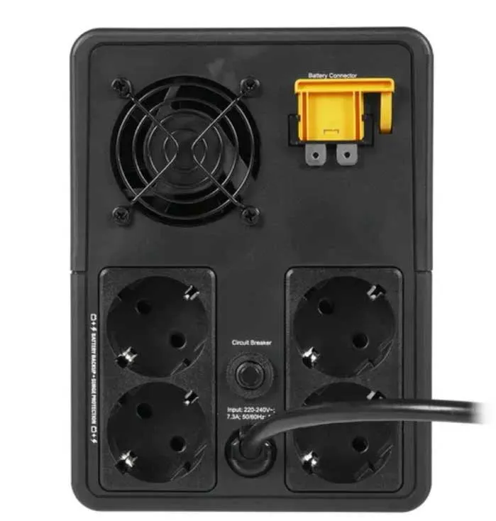 ИБП APC Easy-UPS BVX1600LI-GR black (BVX1600LI-GR) - фото 7