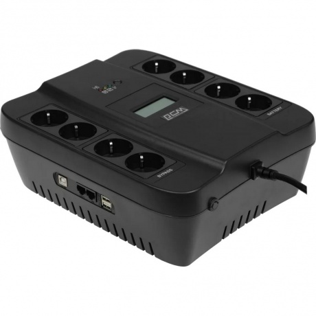 Источник бесперебойного питания Powercom Spider SPD-750U LCD USB - фото 1