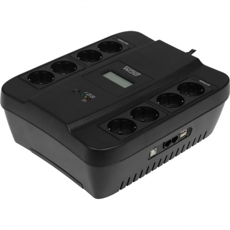 Источник бесперебойного питания Powercom Spider SPD-750U LCD USB - фото 2