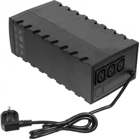 ИБП Powercom RPT-800A 480W черный 3*IEC320 - фото 3