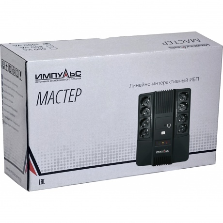 ИБП Импульс Мастер 1000 600Вт 1000ВА черный (MT10201) - фото 9