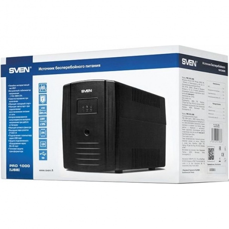 ИБП SVEN Pro 1000 (SV-013868) - фото 4