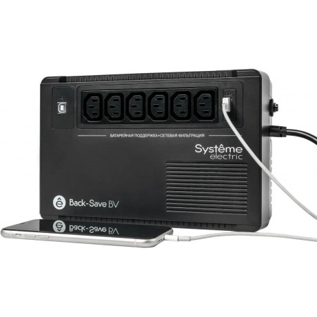 ИБП Systeme Electric Back-Save BV 800 ВА (BVSE800I) - фото 11