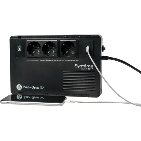 ИБП Systeme Electric Back-Save BV 400 ВА (BVSE400RS) - фото 12