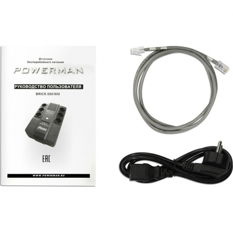 ИБП PowerMan Brick 600 600VA (6120043) - фото 5