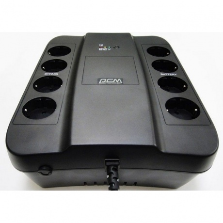 ИБП Powercom Spider SPD-650U 390Вт 650ВА, черный - фото 2