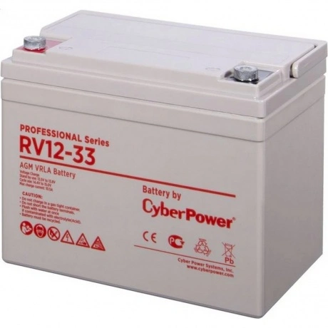 Аккумуляторная батарея CyberPower RV 12-33 напряжение 12В, емкос...
