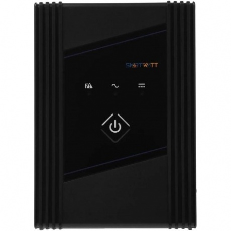 Источник бесперебойного питания Smartwatt Uni 360Вт 650ВА черный - фото 4