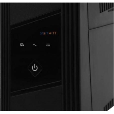 Источник бесперебойного питания Smartwatt Uni 360Вт 650ВА черный - фото 5