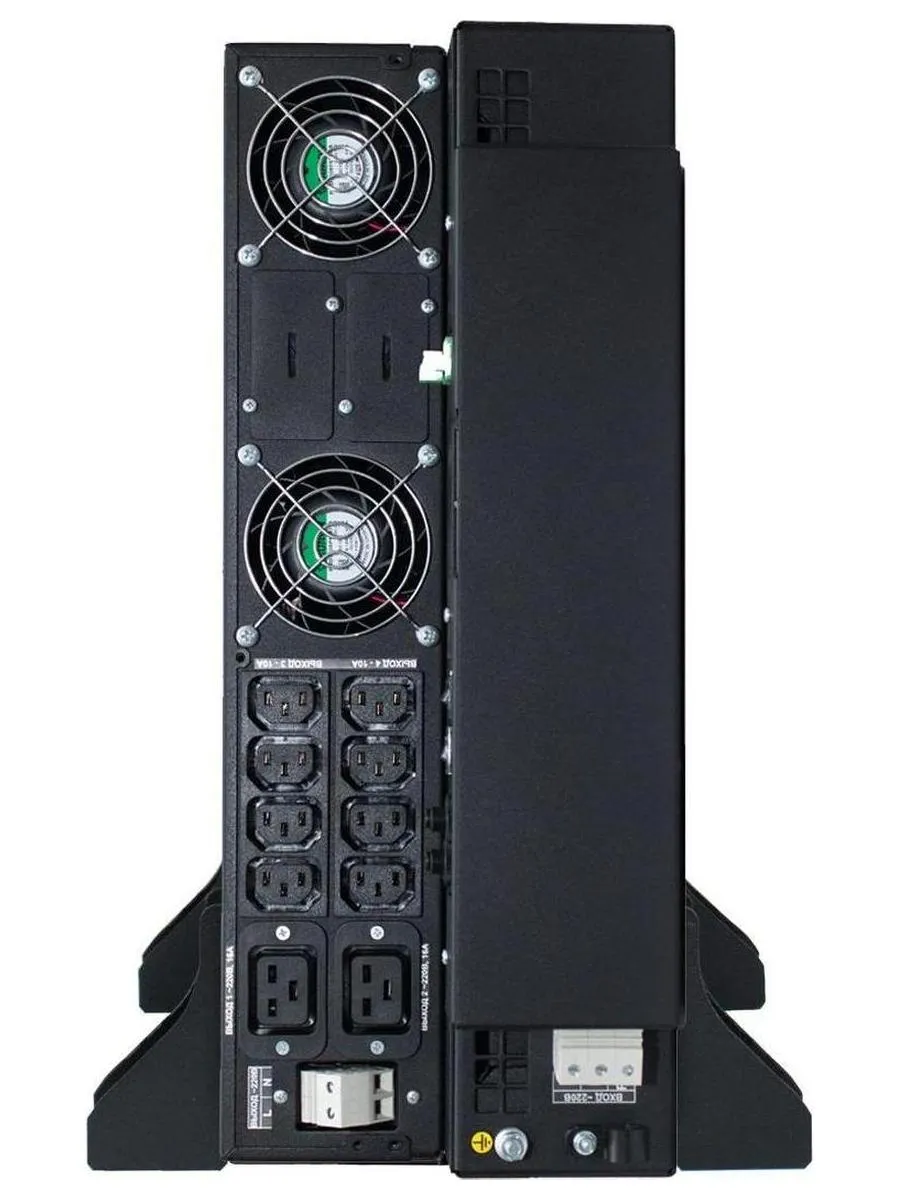 Источник бесперебойного питания Штиль STR1110SL 8000Вт 10000ВА черный - фото 11