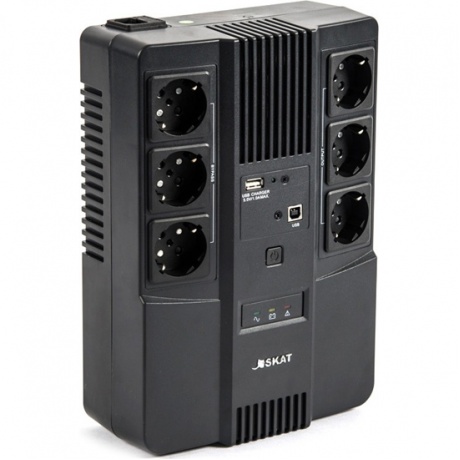 ИБП Бастион SKAT-UPS 600 AI 600ВА/360Вт - фото 6