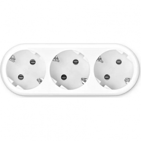 Резветвитель Buro BU-PS3G-W (3 розетки) белый - фото 1