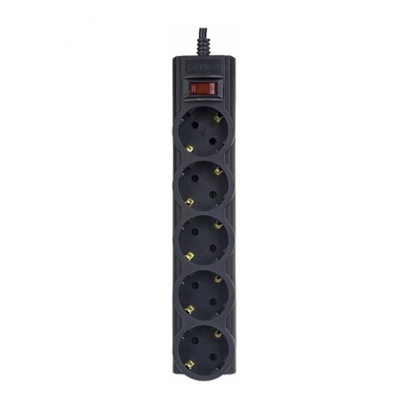 Сетевой фильтр Perfeo Powerx 3м, 5 розеток (PF_A4716) Black
