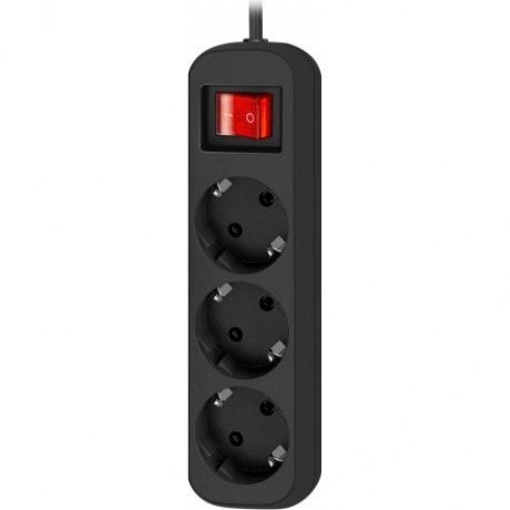 Удлинитель Defender G350 5м, 3 розетки (99335) Black - фото 3