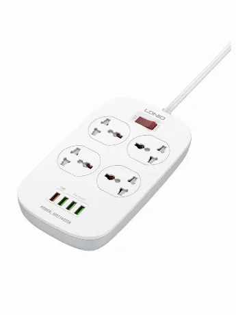 Сетевой фильтр Ldnio SC4407Q 2м, 4 розетки, 4xUSB (LD_B4435) Whi...