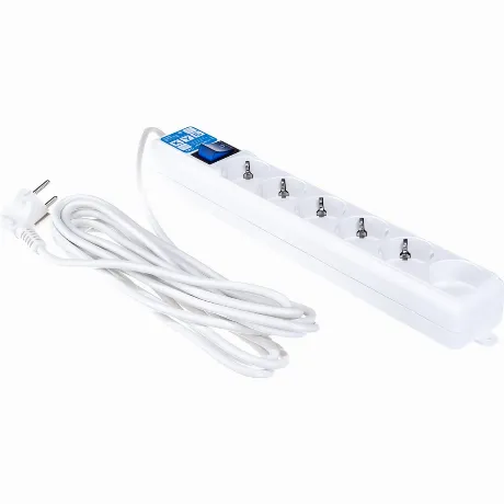 Сетевой фильтр Power Cube,PRO, 5м, 6р, бел. (SPL(5+1)-16B-P-5М)