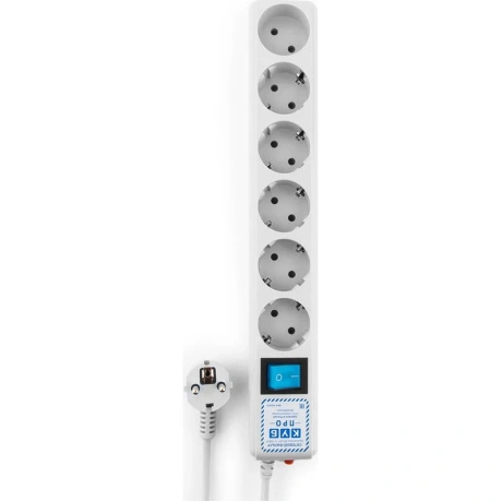Сетевой фильтр Power Cube PRO, 1,9м, 6р, бел. (SPL(5+1)-16B-P-1,...
