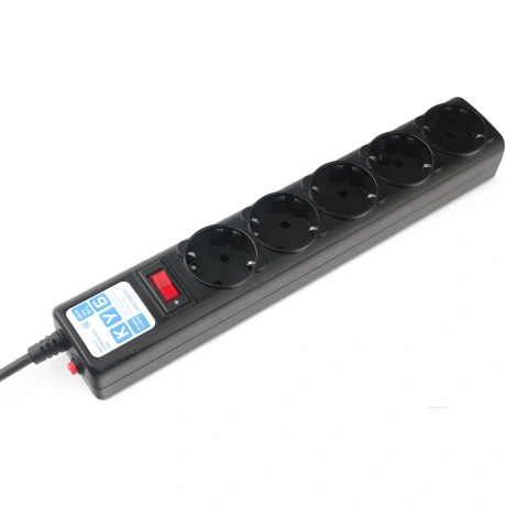Сетевой фильтр Power Cube 1,9м 5р, черн.граф. (SPG5-С2)