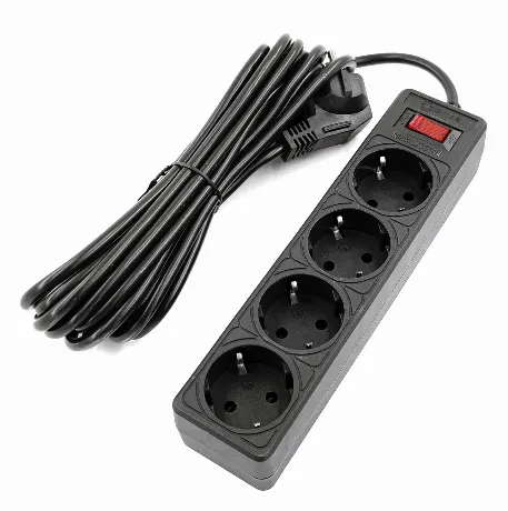 Сетевой фильтр 5bites GARDA SP4B-550 4S / 3*0.75MM2 / 5M / BLACK
