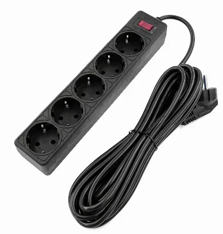 Сетевой фильтр 5bites GARDA SP5B-550 5S / 3*0.75MM2 / 5M / BLACK