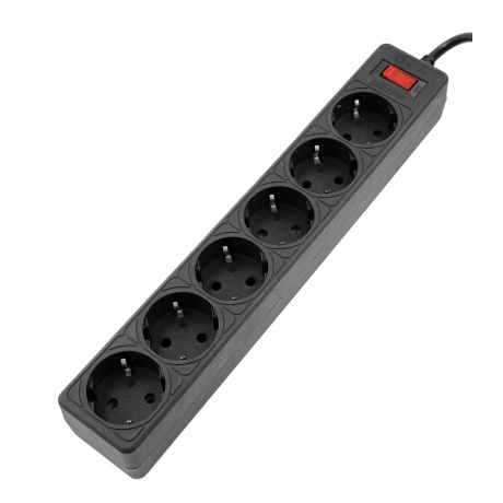 Сетевой фильтр 5bites GARDA SP6B-518 6S / 3*0.75MM2 / 1.8M / BLA...