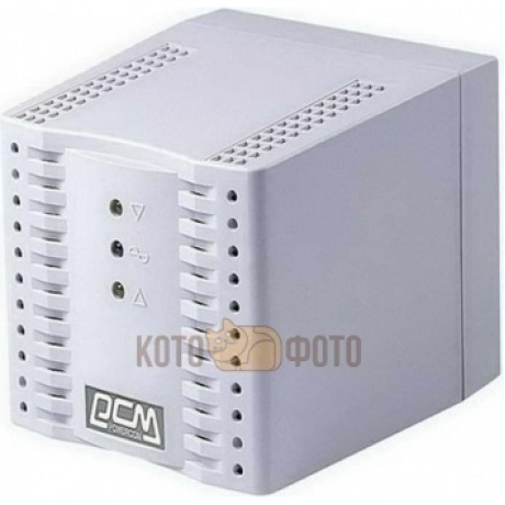 Стабилизатор напряжения Powercom Tap-Change TCA-1200 White - фото 2