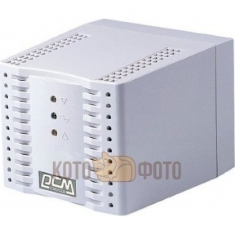 Стабилизатор напряжения Powercom Tap-Change TCA-2000 белый - фото 1