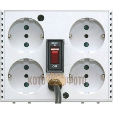 Стабилизатор напряжения Powercom Tap-Change TCA-2000 белый - фото 3