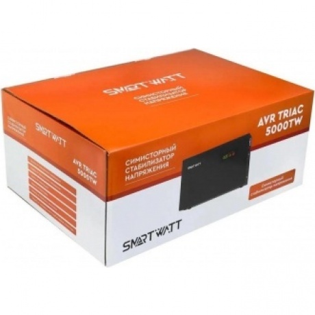 Стабилизатор напряжения Smartwatt AVR Triac 5000TW 5000ВА черный - фото 9