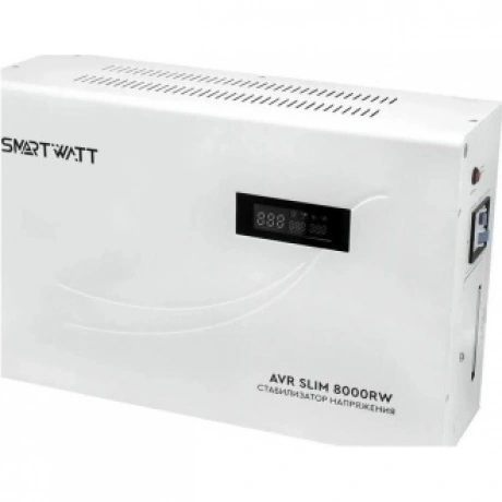 Стабилизатор напряжения Smartwatt AVR Slim 8000RW 8000ВА белый