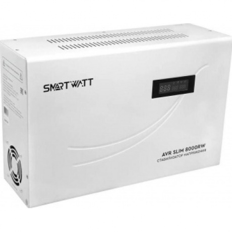 Стабилизатор напряжения Smartwatt AVR Slim 8000RW 8000ВА белый - фото 4