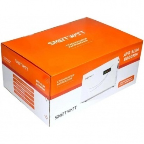 Стабилизатор напряжения Smartwatt AVR Slim 8000RW 8000ВА белый - фото 9