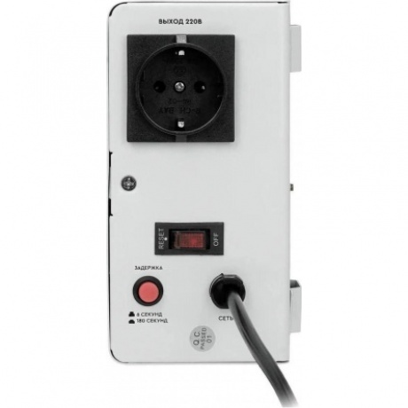 Стабилизатор напряжения Smartwatt AVR Slim 500RW 500ВА белый - фото 4