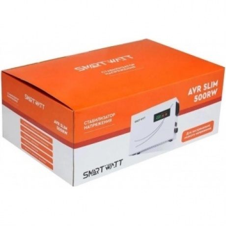 Стабилизатор напряжения Smartwatt AVR Slim 500RW 500ВА белый - фото 10