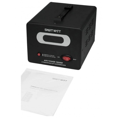 Стабилизатор напряжения Smartwatt AVR Tower 1500RF 1500ВА черный - фото 7