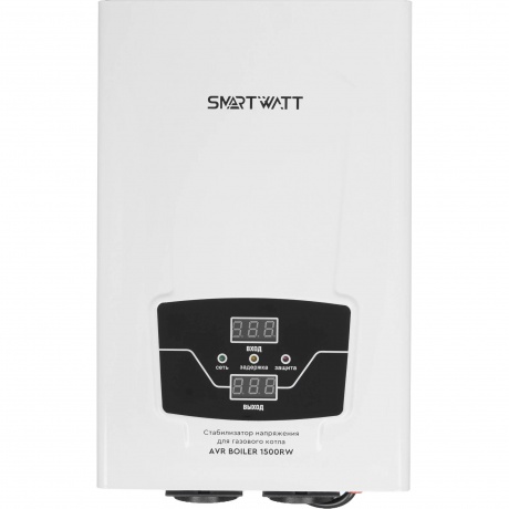 Стабилизатор напряжения Smartwatt AVR Boiler 1500RW 1500ВА белый - фото 1