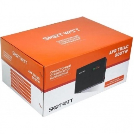 Стабилизатор напряжения Smartwatt AVR Triac 500TW 500ВА черный - фото 9