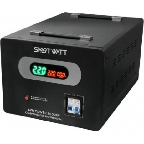 Стабилизатор напряжения Smartwatt AVR Tower 8000RF 8000ВА черный - фото 1
