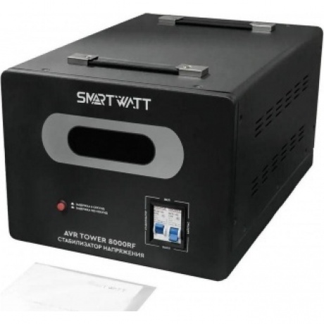 Стабилизатор напряжения Smartwatt AVR Tower 8000RF 8000ВА черный - фото 6