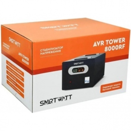 Стабилизатор напряжения Smartwatt AVR Tower 8000RF 8000ВА черный - фото 7