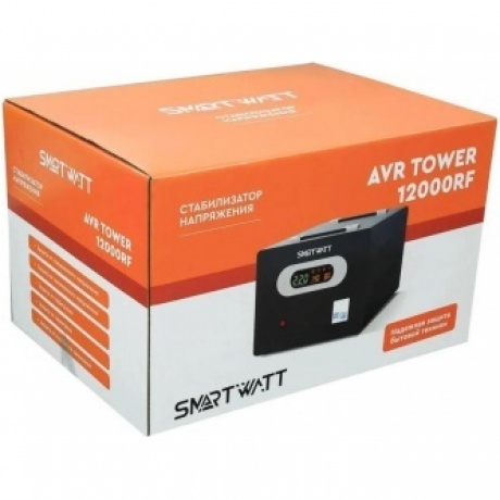 Стабилизатор напряжения Smartwatt AVR Tower 12000RF 12000ВА черный - фото 7