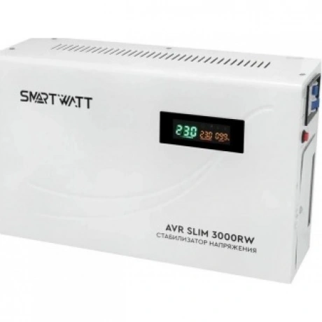 Стабилизатор напряжения Smartwatt AVR Slim 3000RW 3000ВА белый