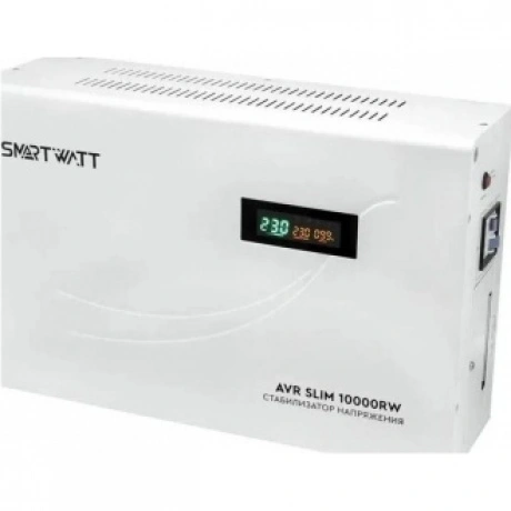 Стабилизатор напряжения Smartwatt AVR Slim 10000RW 10000ВА белый