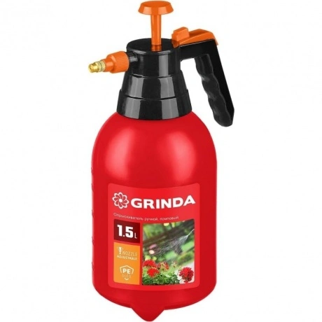 Опрыскиватель помповый GRINDA PS-1.5, объем 1.5 л, ручной, (8-42...