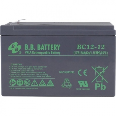 Батарея для ИБП BB Battery BC 12-12 - фото 2